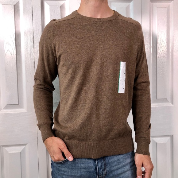 Goodfellow & Co Other - Goodfellow & Co Brown Crewneck Thermal Sweater M